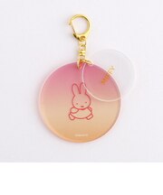 ミッフィー 2連キーホルダー(miffy/walk) レッド/オレンジ