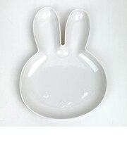 ミッフィー miffy ダイカットプレート L (ホワイト) 皿 キッチン
