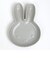 ミッフィー miffy くすみカラー ダイカットプレート S （マットグレージュ） 皿 キッチン