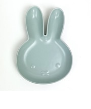 ミッフィー miffy くすみカラー ダイカットプレート S (マットブルー) 皿 キッチン