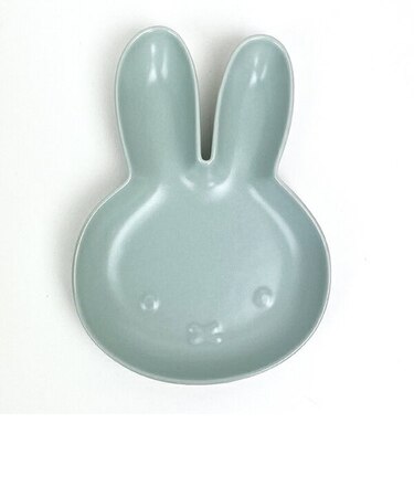 ミッフィー miffy くすみカラー ダイカットプレート S (マットブルー) 皿 キッチン
