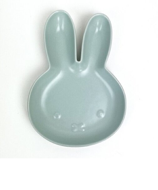 ミッフィー miffy くすみカラー ダイカットプレート S (マットブルー) 皿 キッチン