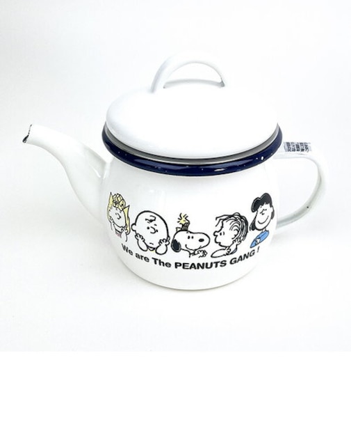 スヌーピー ブレイクタイム ホーローティーポット キッチン 日本製 SNOOPY