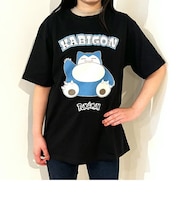 ポケットモンスター カビゴン ブラック Tシャツ Lサイズ アパレル ポケモン