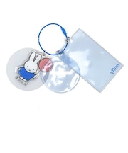 ミッフィー miffy チェキ収納&バッジホルダー ブルー 推し活
