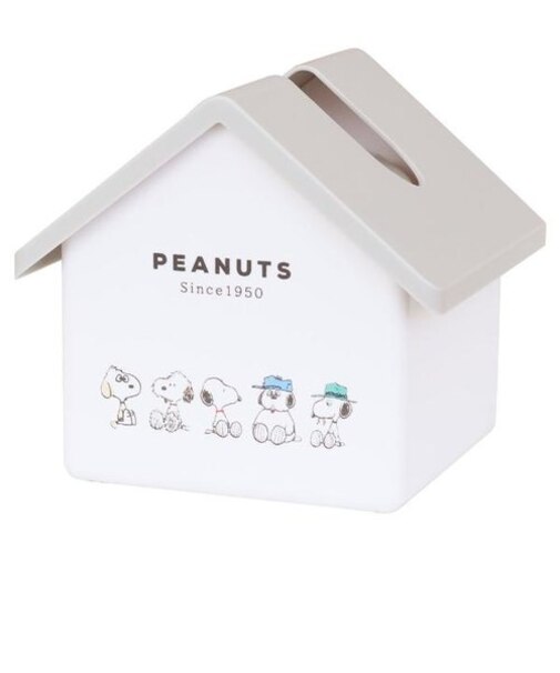 スヌーピー ハウス型ティッシュケース (ピーナッツ) SNOOPY