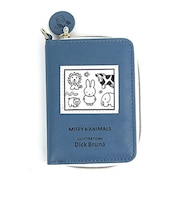 ミッフィー MIFFY & ANIMALS カードケース (ブルー) パスケース