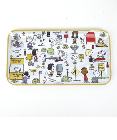 スヌーピー メラミントレー(ベージュ) ALL PEANUTS2 キッチン SNOOPY