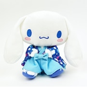 サンリオ シナモロール 千鳥着物 ぬいぐるみ インテリア ブルー