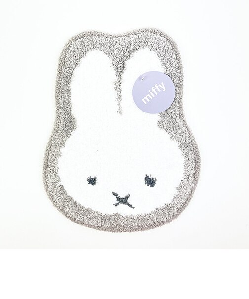 ミッフィー miffy フリーマット (グレー)