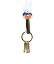 ミッフィー miffy にもつ バッグキークリップ キーホルダー
