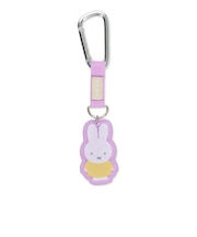 ミッフィー miffy 立ちポーズ カラビナ付きアクリルキーホルダー(パープル)