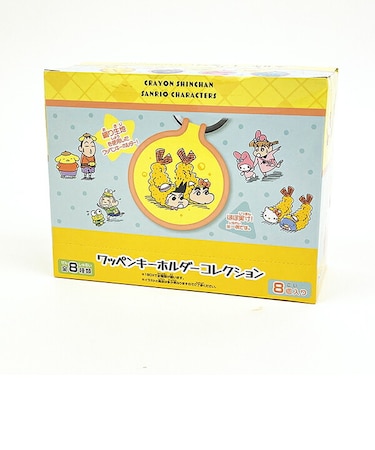 クレヨンしんちゃん×サンリオキャラクターズ ワッペンキーホルダーコレクション 缶バッジ ボックス