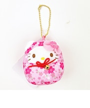 サンリオ ハローキティ 桜だるま マスコット ピンク ぬいぐるみ キーホルダー