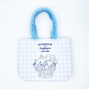 サンリオ シナモロール×こぎみゅん ドーリーミックス フリルハンドルトートバッグ ブルー Sanrio