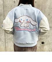 シナモン スイートブルースカイ スタジャン L アパレル シナモロール スカジャン サンリオ