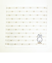 ミッフィー miffy きらきら ミニタオル (ゴールド) ハンカチ