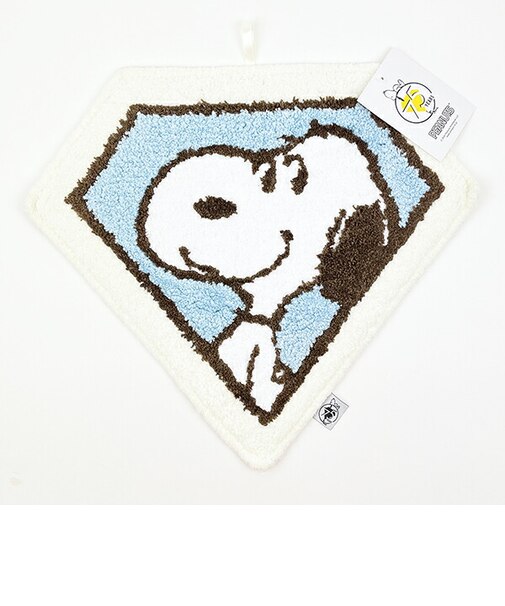 スヌーピー ダイヤモンド アクセントマット ブルー PEANUTS 75th SNOOPY