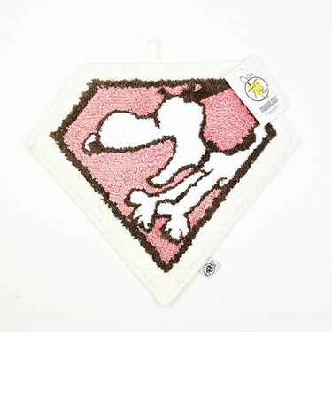 スヌーピー ダイヤモンド アクセントマット ピンク PEANUTS 75th SNOOPY