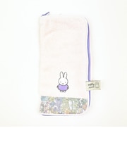 ミッフィー miffy リバティファイブリック どっとポーチ ピンク
