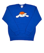 サンリオ アイシナモロール スウェットトレーナー Lサイズ (ブルー) アパレル Sanrio