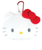 サンリオ ハローキティ カラビナ付きぬいぐるみファスナーマスコット ポーチ Sanrio
