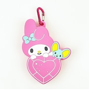 サンリオ マイメロディ&フラットくん はあとぎゅっ カラビナ付シリコンポーチ Sanrio