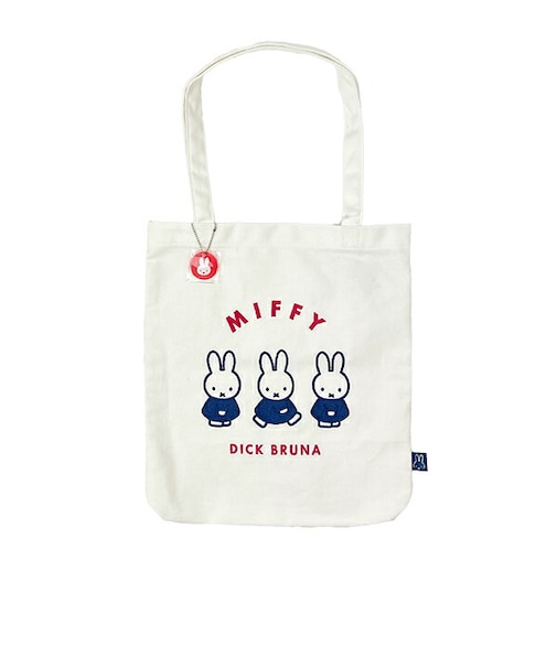 ミッフィー miffy 帆布トートバッグ ホワイト