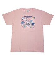 サンリオ はぴだんぶい 5th おむすび Tシャツ(M) ピンク Sanrio アパレル