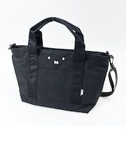 ミッフィー miffy 横型トートバッグ (フェイスブラック)