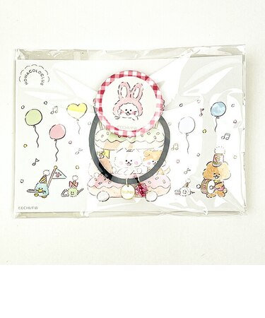 ほわころくらぶ ヘアポニー ほわころちゃん うさぎ レッド ヘアゴム アクセサリー