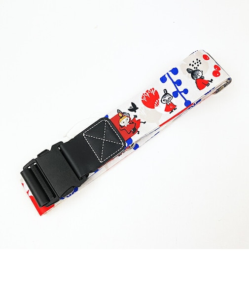 ムーミン リトルミイ KUKKIKAレッド×ブルー スーツケースベルト トラベル