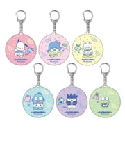 サンリオ はぴだんぶい 5th はらまきトレーディングアクキー キーホルダー 全6種コンプリートセット 日本製 Sanrio