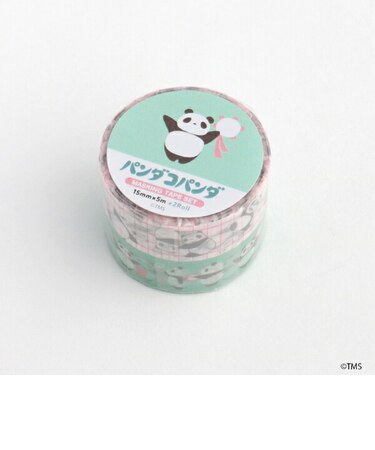 パンダコパンダ マスキングテープ2個セット(パンちゃん) 文具 日本製