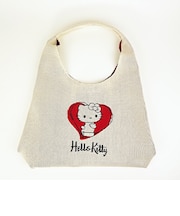 サンリオ ハローキティ ニットトートバッグ アイボリー Sanrio ROOTOTE ルートート コラボ