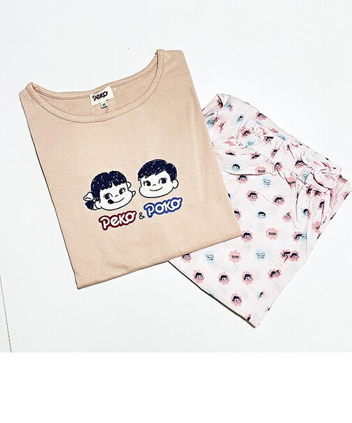 ペコちゃん ペコ&ポコ ルームウェア L パジャマ