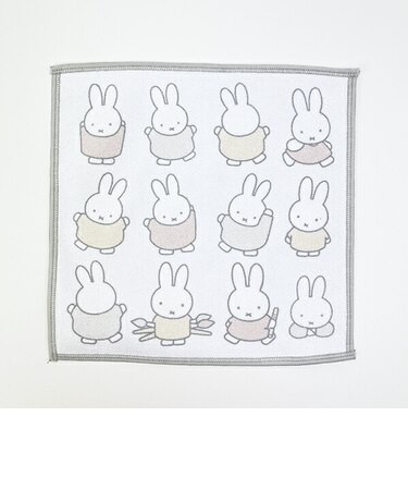 ミッフィー miffy いろいろミッフィー ミニタオル ハンカチ 日本製 西川