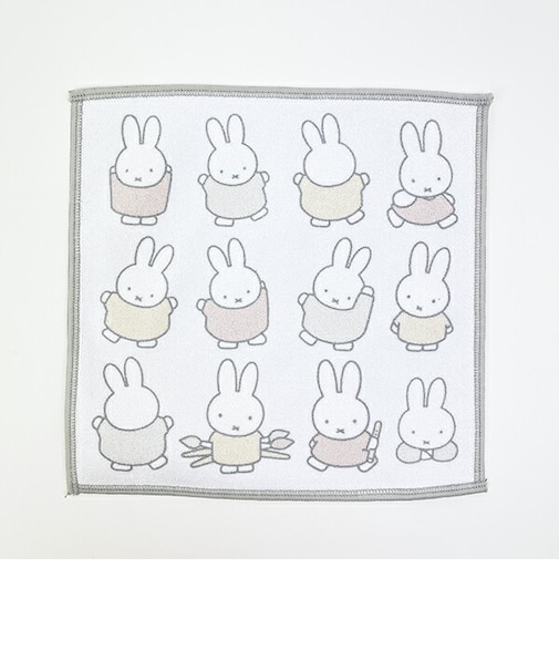 ミッフィー miffy いろいろミッフィー ミニタオル ハンカチ 日本製 西川