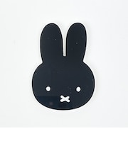ミッフィー miffy フェイス アクリルマグネット ブラック