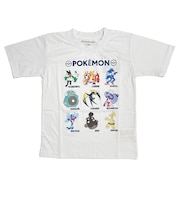 ポケットモンスター Tシャツ(130cm) パルデア地方 ホワイト キッズ ポケモン アパレル
