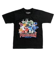 ポケットモンスター Tシャツ(140cm) 御三家集合 ブラック キッズ ポケモン アパレル