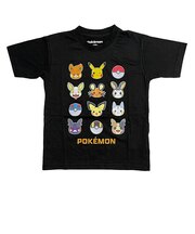 ポケットモンスター Tシャツ(140cm) でんきタイプ ブラック キッズ ポケモン アパレル