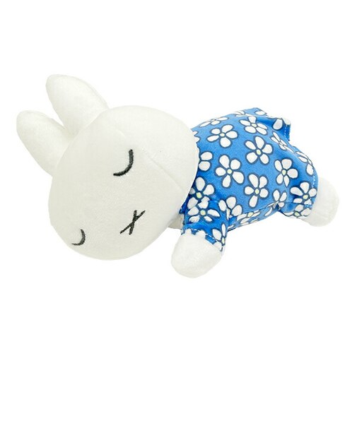 ミッフィー miffy ブルーナ フラワードレス すやすやフレンド ぬいぐるみ(M)