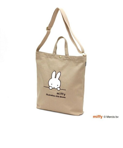 ミッフィー miffy ミッフィーフェイス 2WAY帆布トートショルダーバッグ トートバッグ