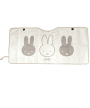 ミッフィー miffy パタパタサンシェード カー用品 日よけ