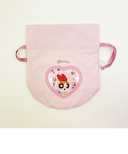 パワーパフガールズ ブロッサム シャカシャカ巾着 ピンク 小物入れ