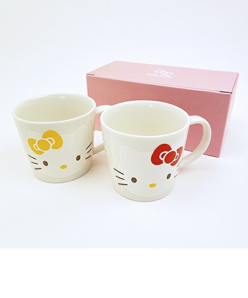 サンリオ ハローキティ ペアマグカップ ホワイトシスターズ コップ 日本製 Sanrio