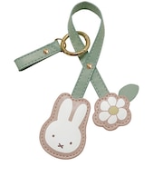 ミッフィー PU スマートキーホルダー2 ミッフィー&フラワー カー用品 鍵 miffy