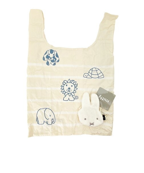 ミッフィー miffy ミッフィーと動物のお友達 エコバッグ