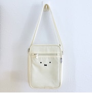 ミッフィー miffy フェイス 縦型ショルダーバッグ アイボリー
